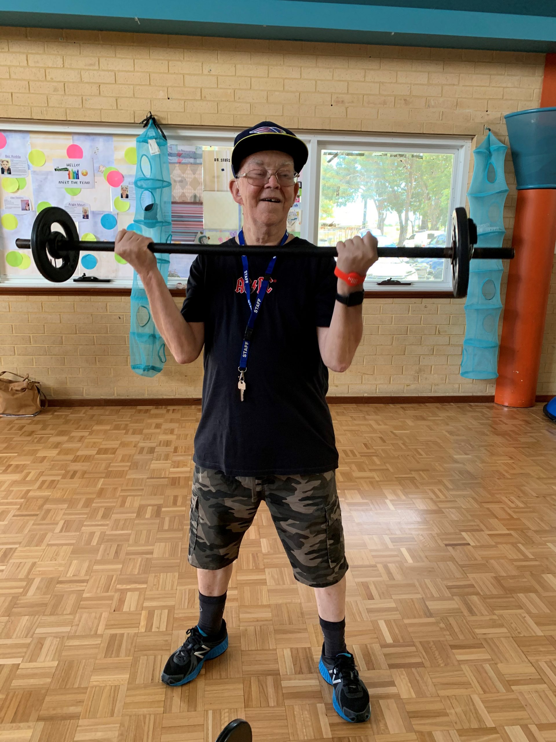 Robert gym visit Identitywa Registered NDIS Provider